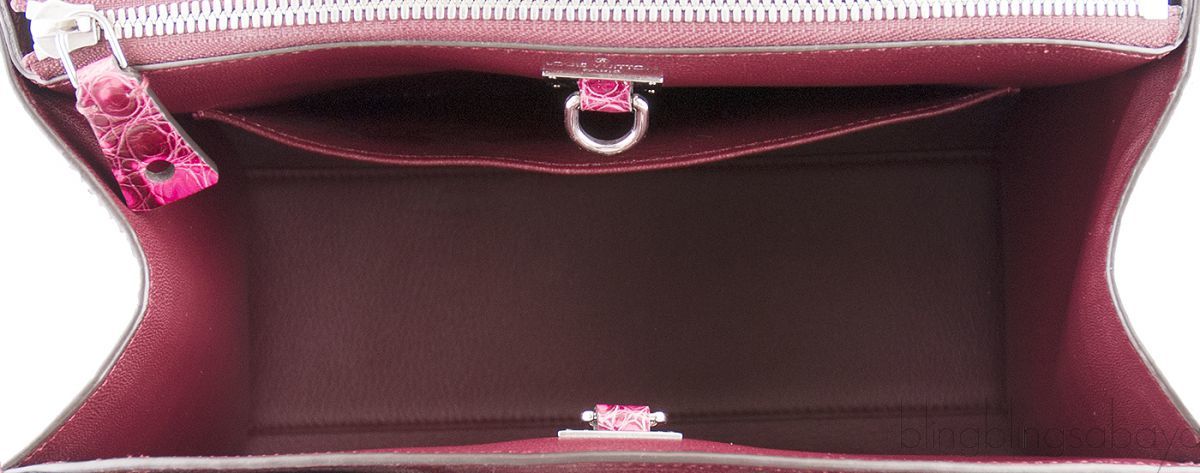 City steamer crocodile handbag Louis Vuitton Pink in Crocodile - 13329789